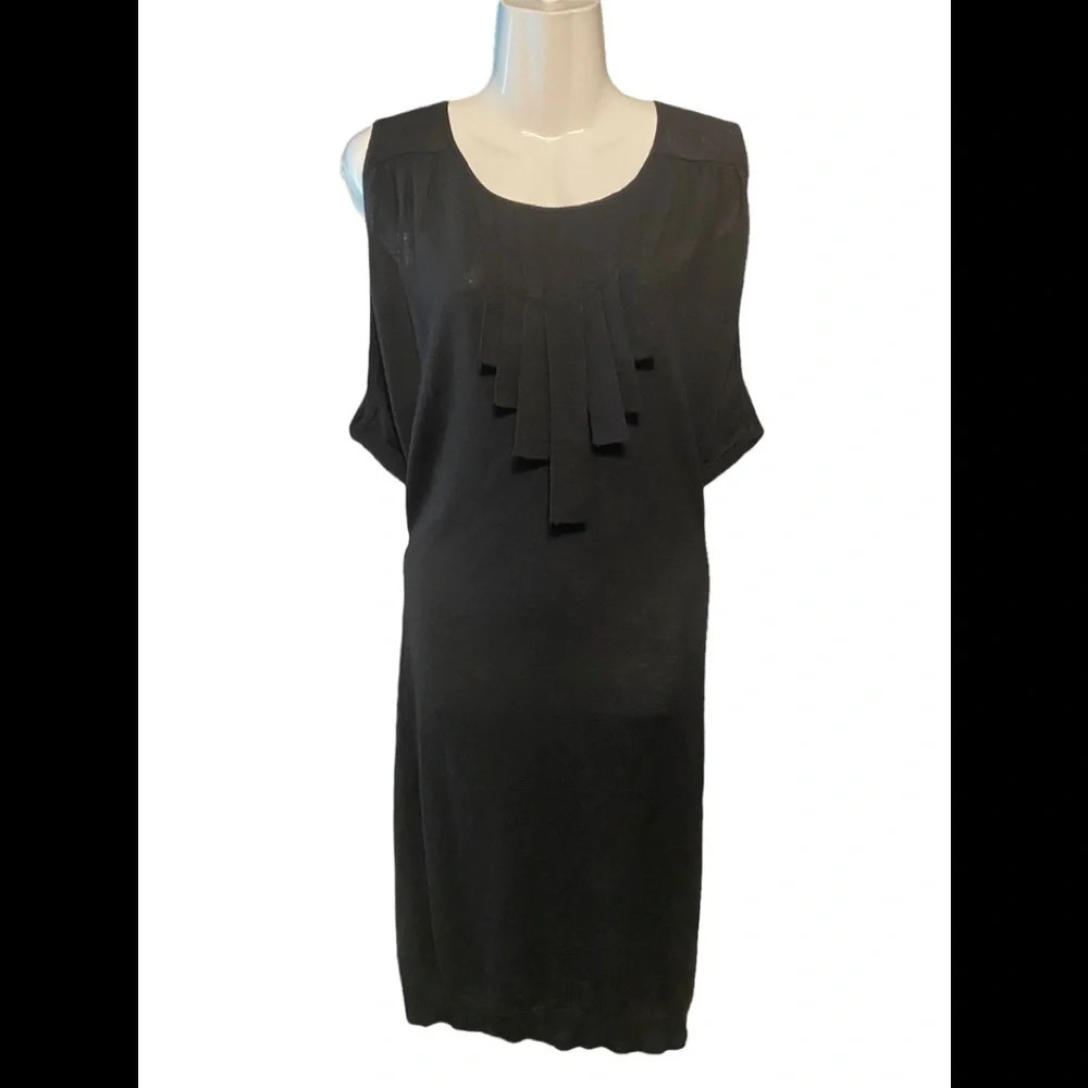 Sisley Wool Black Dress
